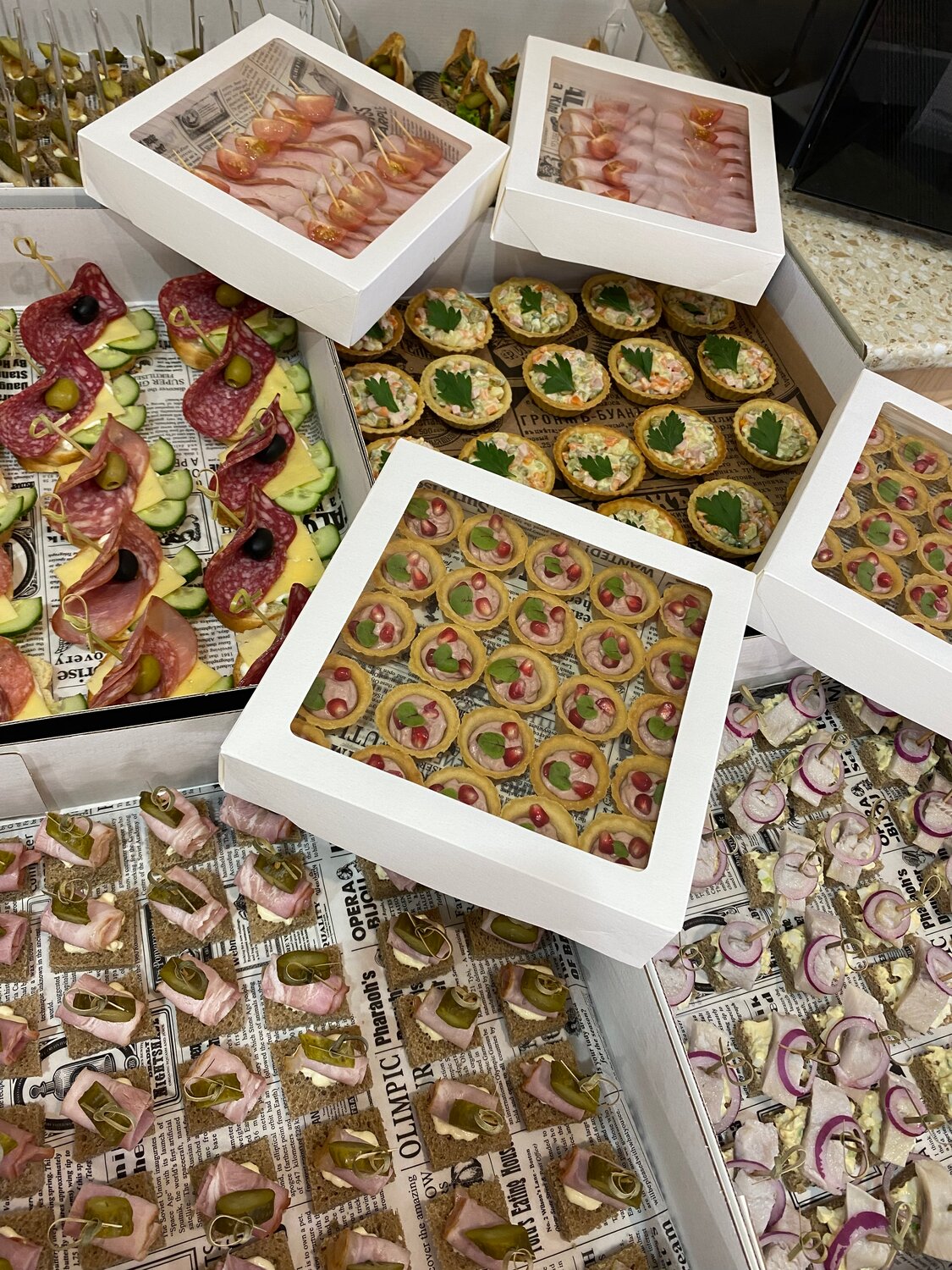 фуршетная закуска, фуршетные наборы, закуска, фуршетный сет, закуски фуршетные
