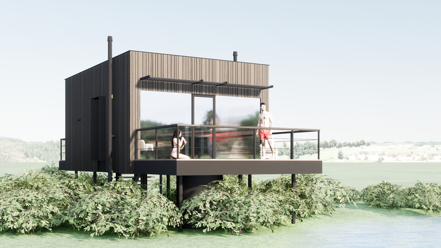 домик, тини хаус матриярви проект, дом, модульные дом, домик модульный