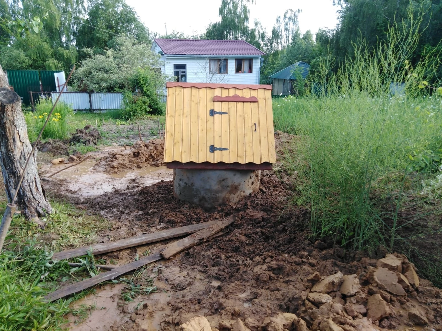 копка колодцев, колодец, колодец на участке, септик, монтаж септика