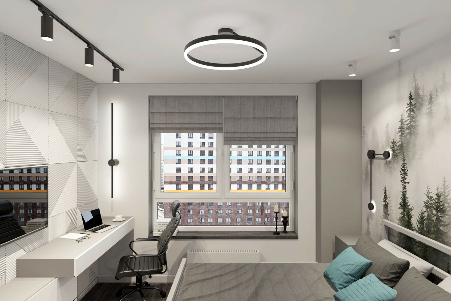 интерьер микроквартиры, дизайн интерьера, дизайн, интерьер, интерьер стили