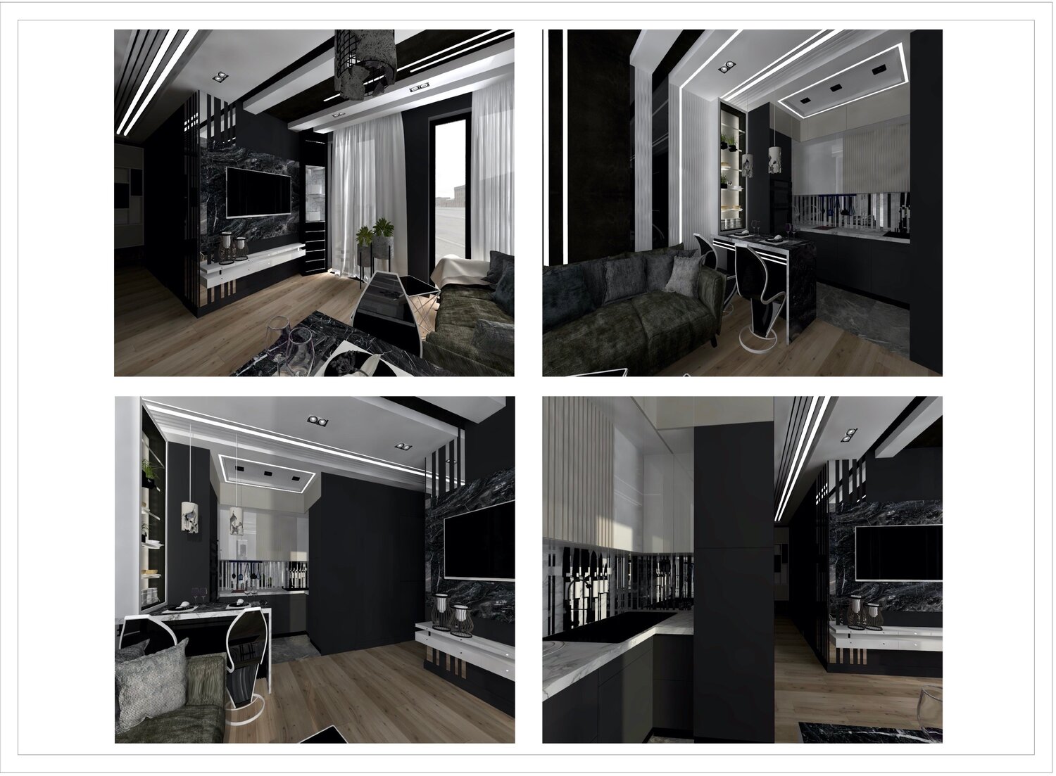 Дизайн-проект интерьера гостиной