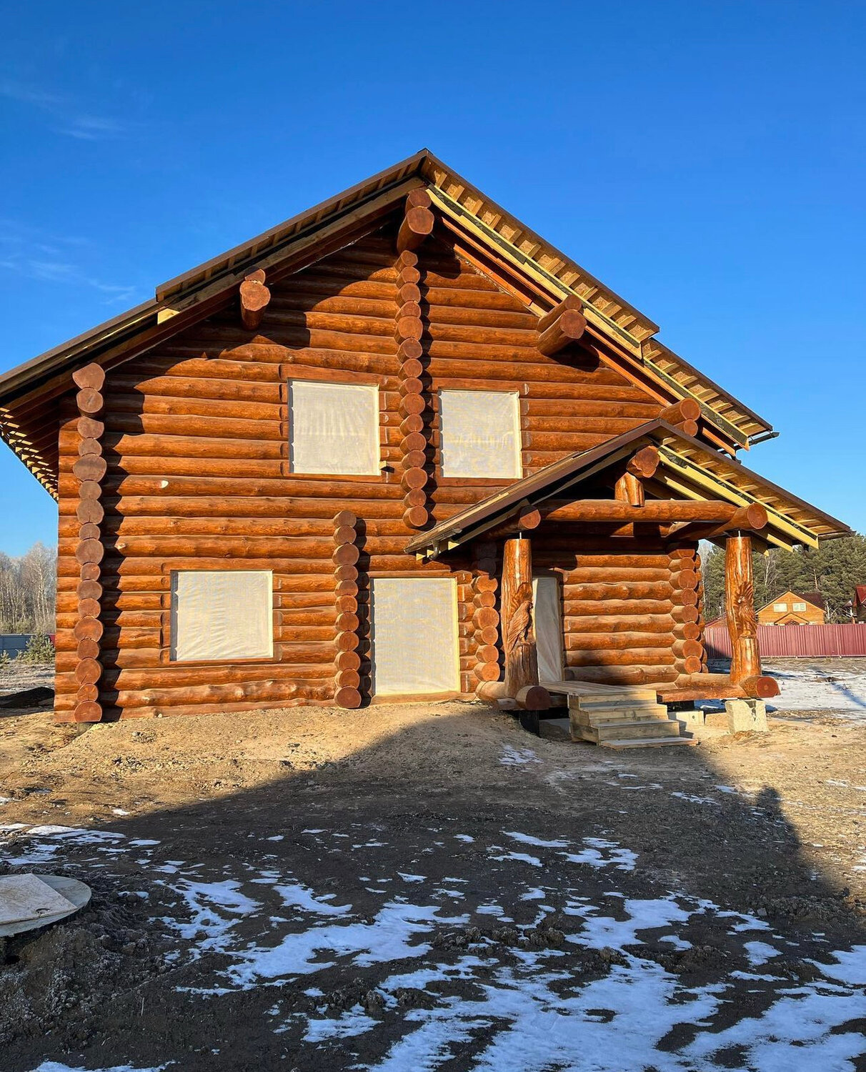 сруб дома, дом бревно, дом сруб, дом из кедра, загородный дом