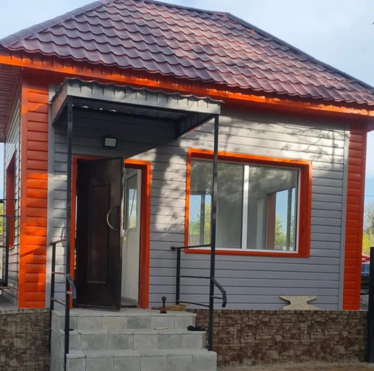 дом, дом коттедж, одноэтажный дом, готовые дома, дачный дом