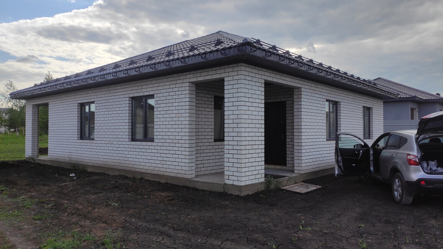 загородный дом, дом в селе, дом, строительство одноэтажных домов, одноэтажный дом