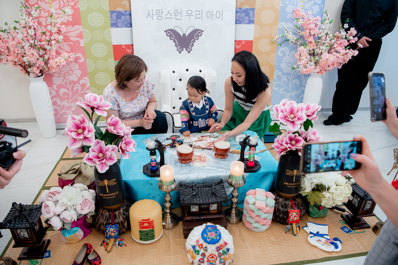 корейские традиции асянди, корейский асянди, корейские праздники, корейские традиции, день рождения в стиле кореи