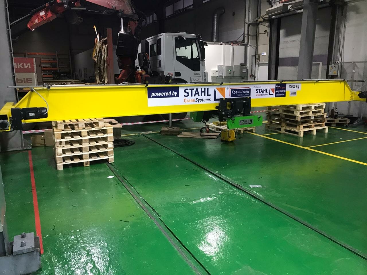 мостовой кран stahl, краны stahl, stahl crane systems logo, кран мостовой к2х190, demag кран балка
