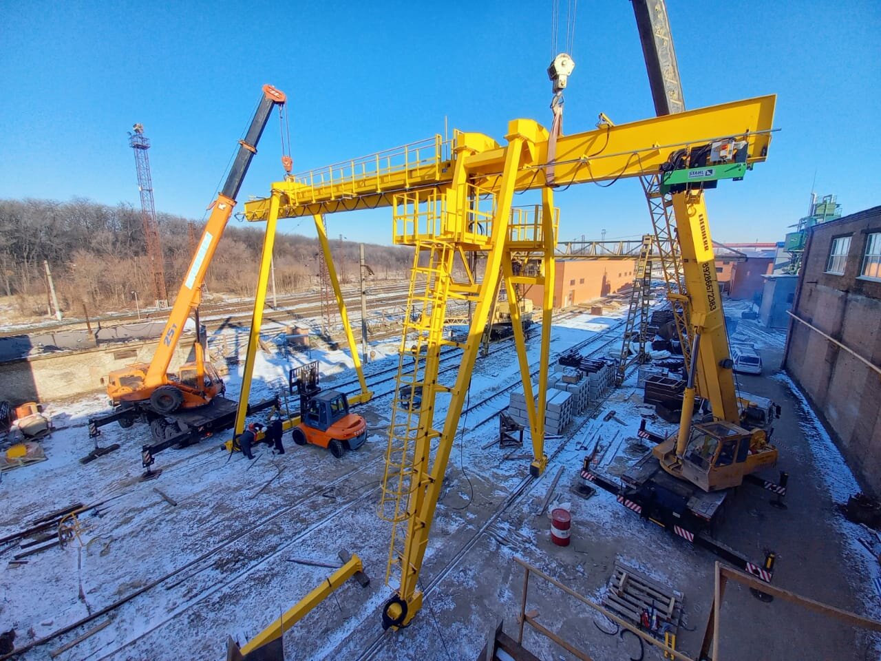 кран, козловой кран, козловой кран гр т610, кран козловой пзпо, стреловой кран