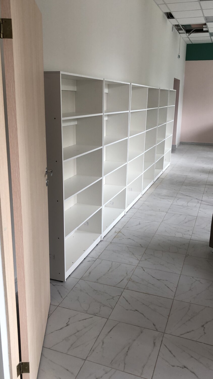 стеллаж, стеллаж ikea каллакс 25 ячеек, стеллаж с полками, металлический стеллаж, торговые стеллажи из дсп