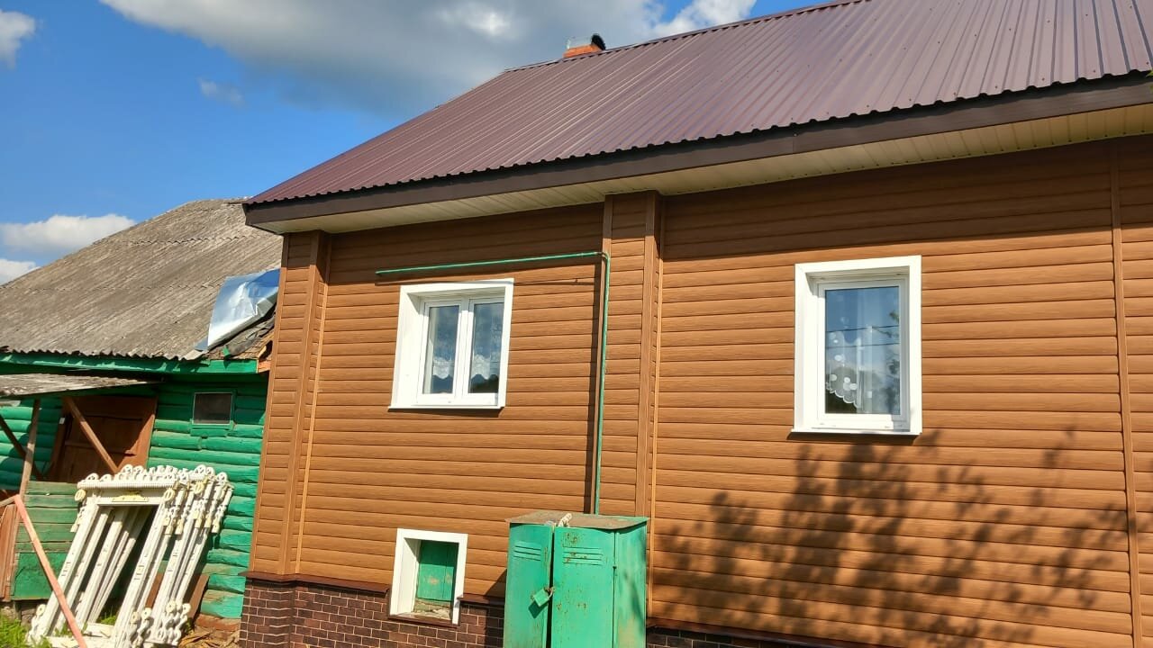 Обшить дом сайдингом