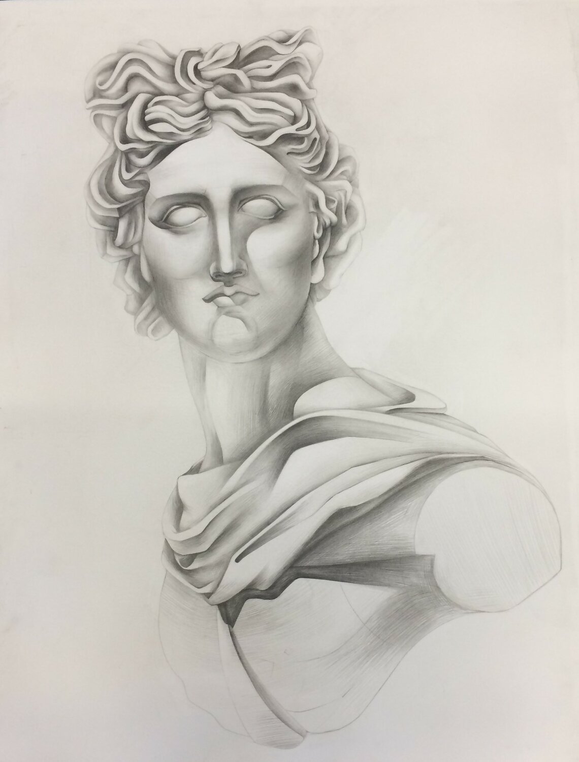рисунок аполлона, рисунок, голова аполлона академический рисунок, голова академический рисунок, рисунок венеры