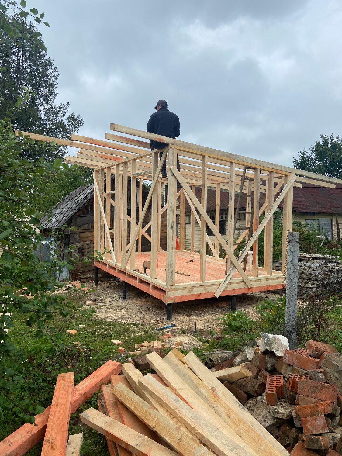 Строительство бытовка