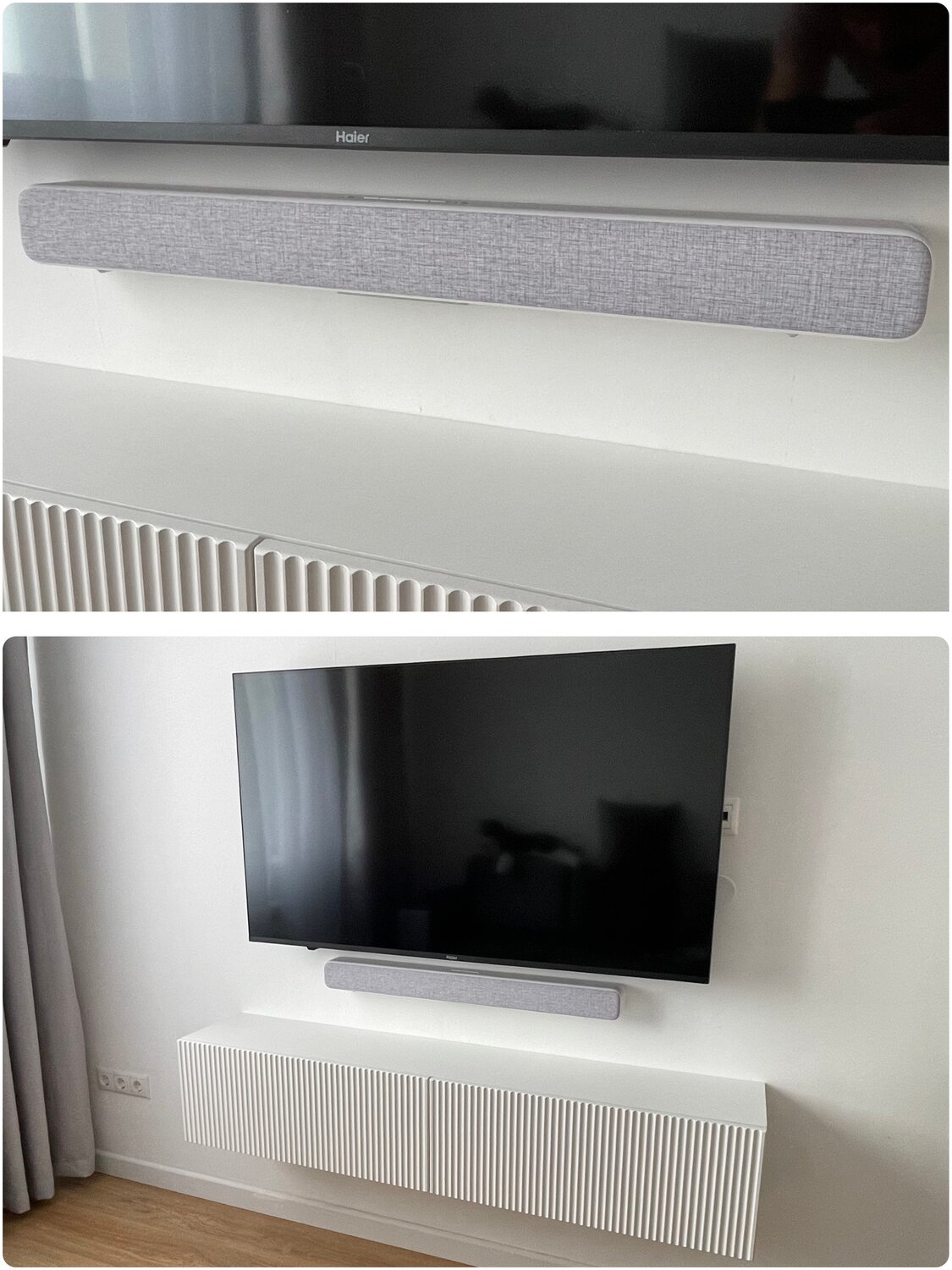 Монтаж кранштейна и телевизора