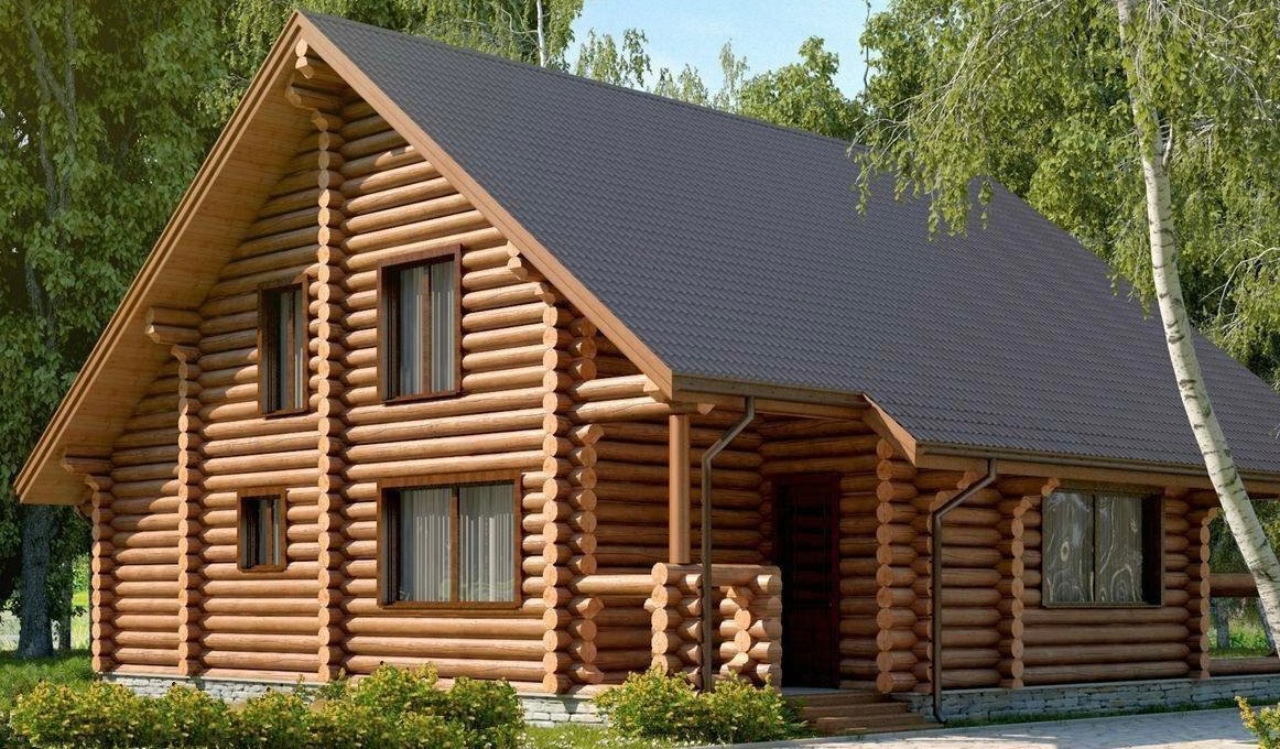 дом из оцилиндрованного бревна, проекты домов из бревна, дома срубы, проект дома из оцилиндрованного бревна, проекты домов из оцилиндрованного бревна