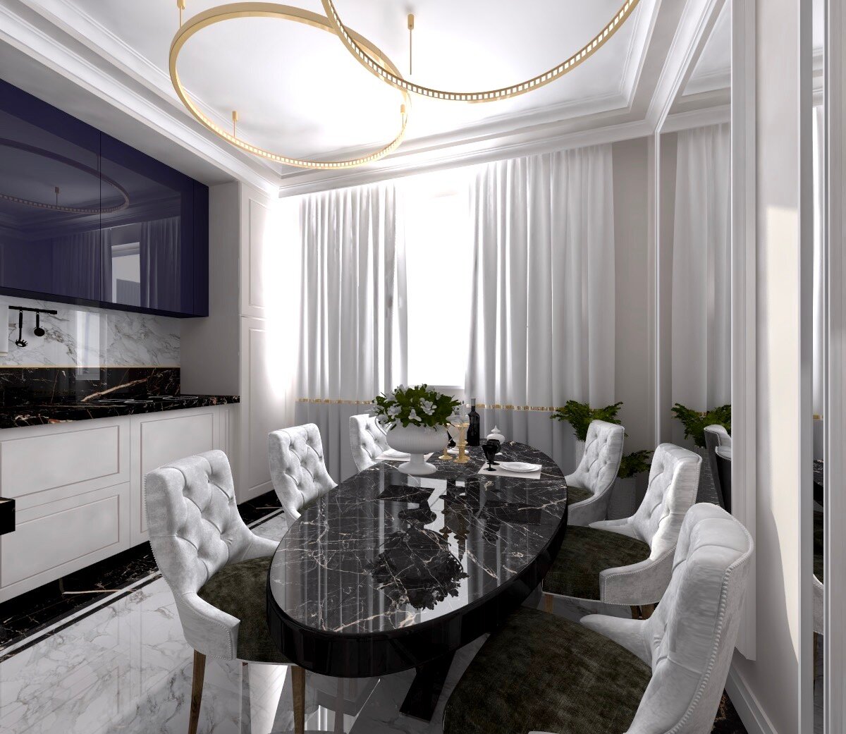 дизайн интерьера, интерьер дизайнер, столовая дизайн интерьер, кухня в стиле ар деко, интерьер дома