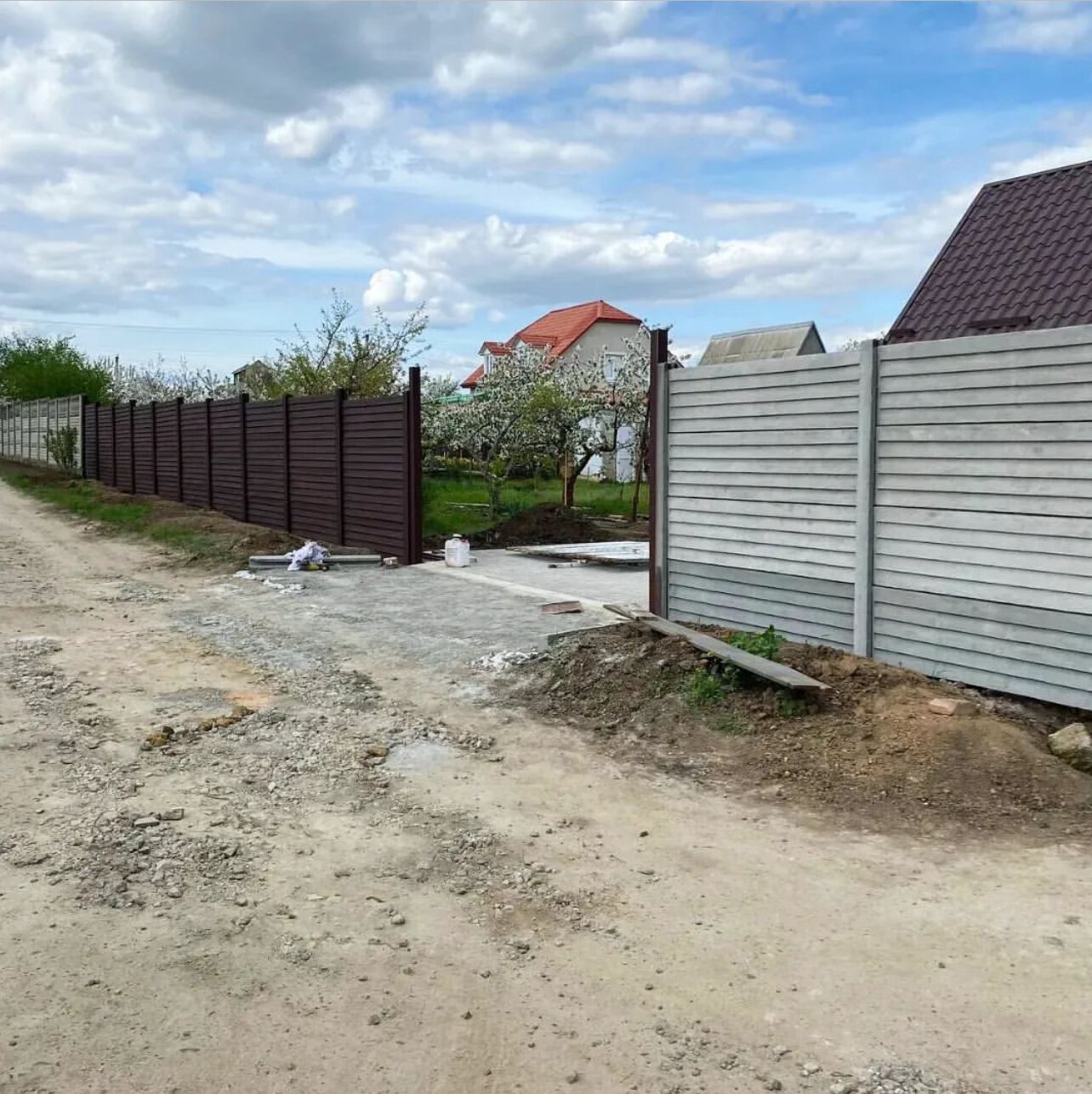 забор, красивый забор, ограждение забор, металлический забор, деревянный забор