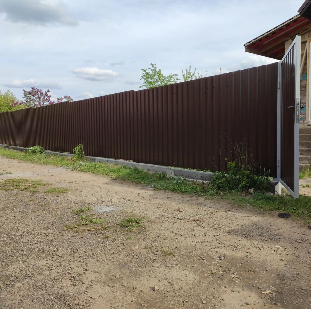 забор из профнастила, забор из профлиста, забор, профлист забор, ворота забор