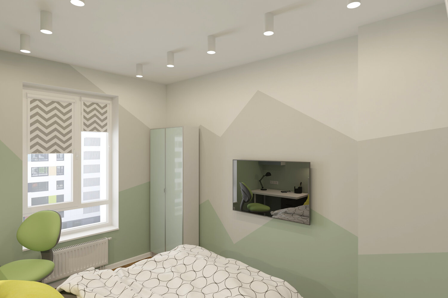 дизайн детской спальни, интерьер детской, интерьер детской минимализм, дизайн детской комнаты, дизайн интерьера детской