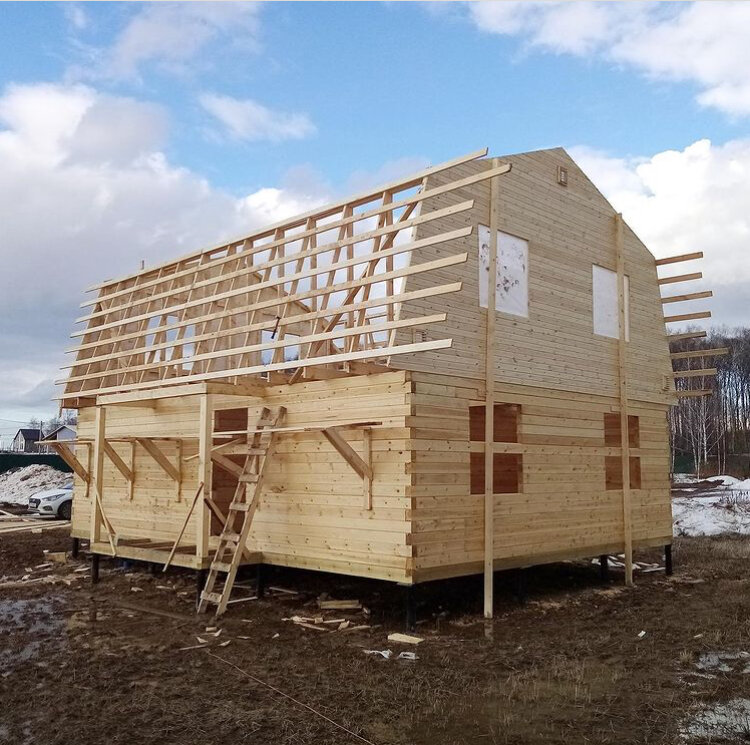 построечка дом из бруса, строительство домов из бруса, дом из бруса, строительство домов, дом из профилированного бруса