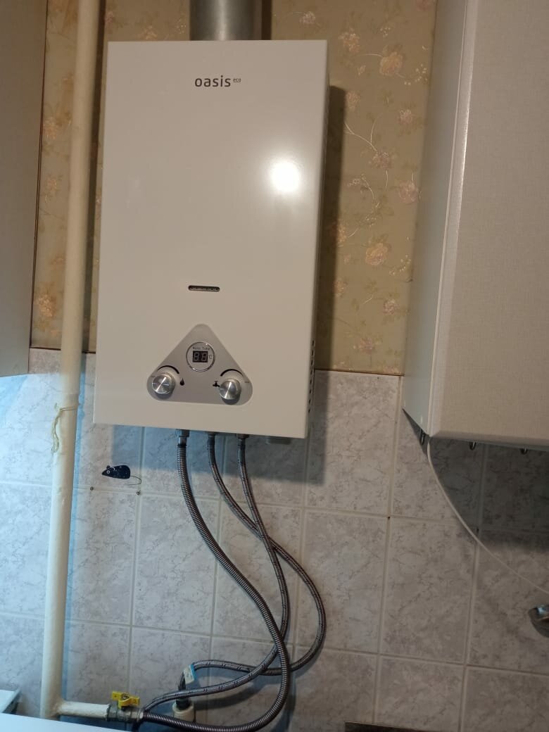газовая колонка oasis, газовый проточный водонагреватель oasis or 20w 4670004230053, колонка газовая oasis, 59х34х14 см, 10 л/мин, oasis eco w-24 квт(б), котел газовый oasis eco be-24
