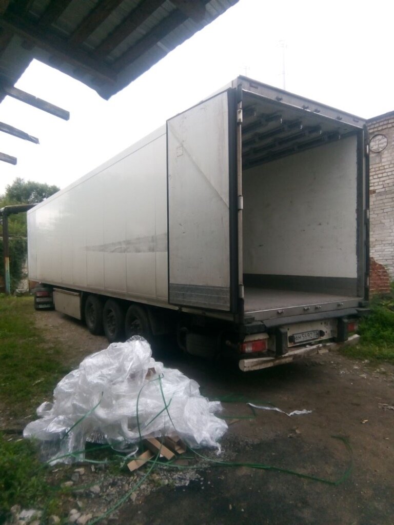 полуприцеп шерау, термобудка шмитц полуприцеп рефрижератор по 88 кубов, полуприцеп, прицеп грузовика, прицеп полуприцеп