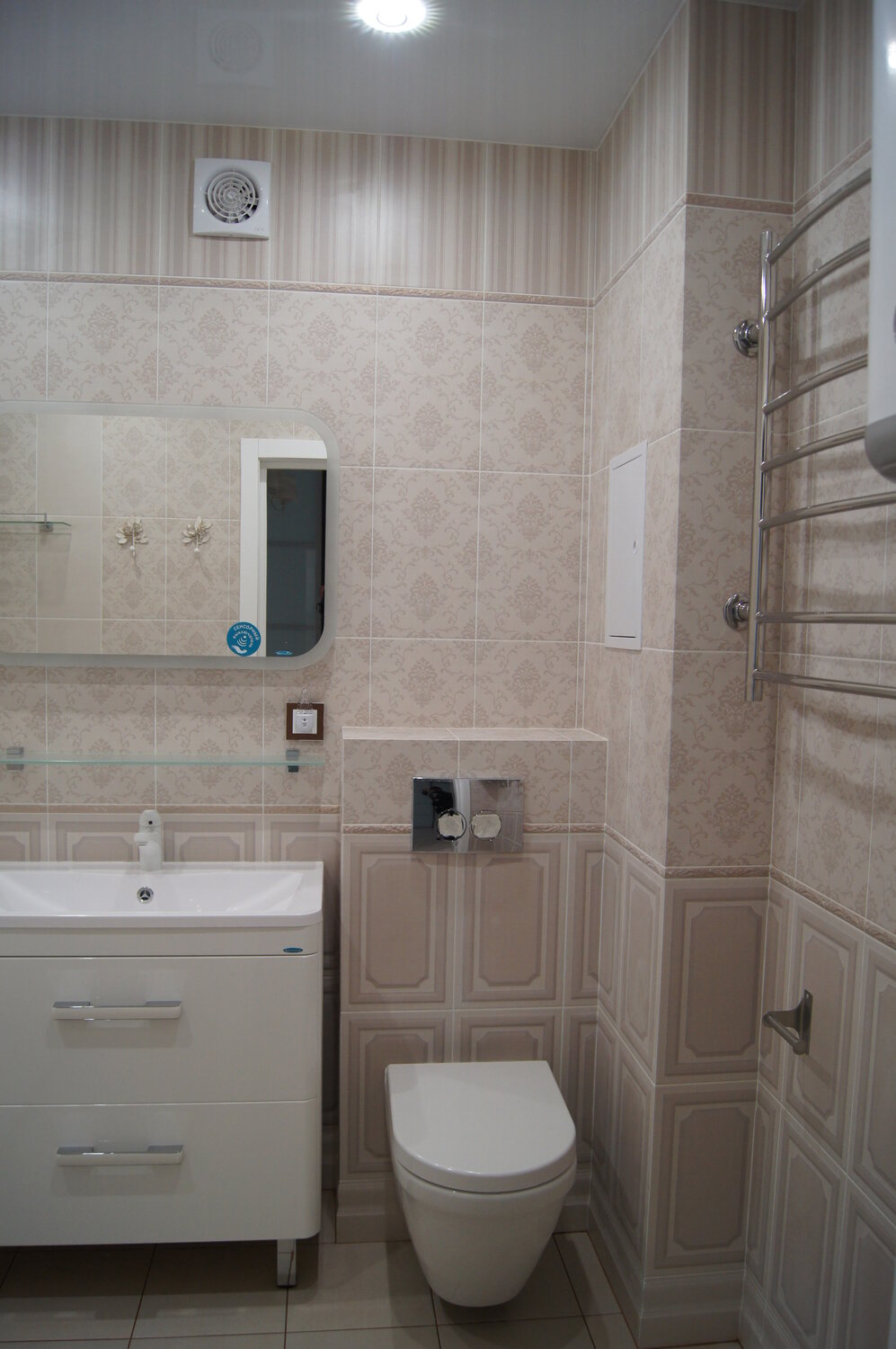 интерьер туалета, коллекция сорбонна kerama marazzi, совмещенный санузел, дизайн туалета, дизайн туалета в квартире