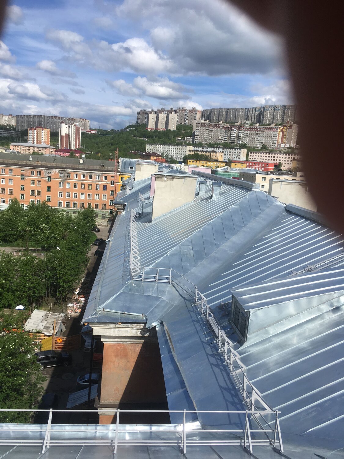 крыши, кровля, крыша дома, крыша здания, вид из крыши
