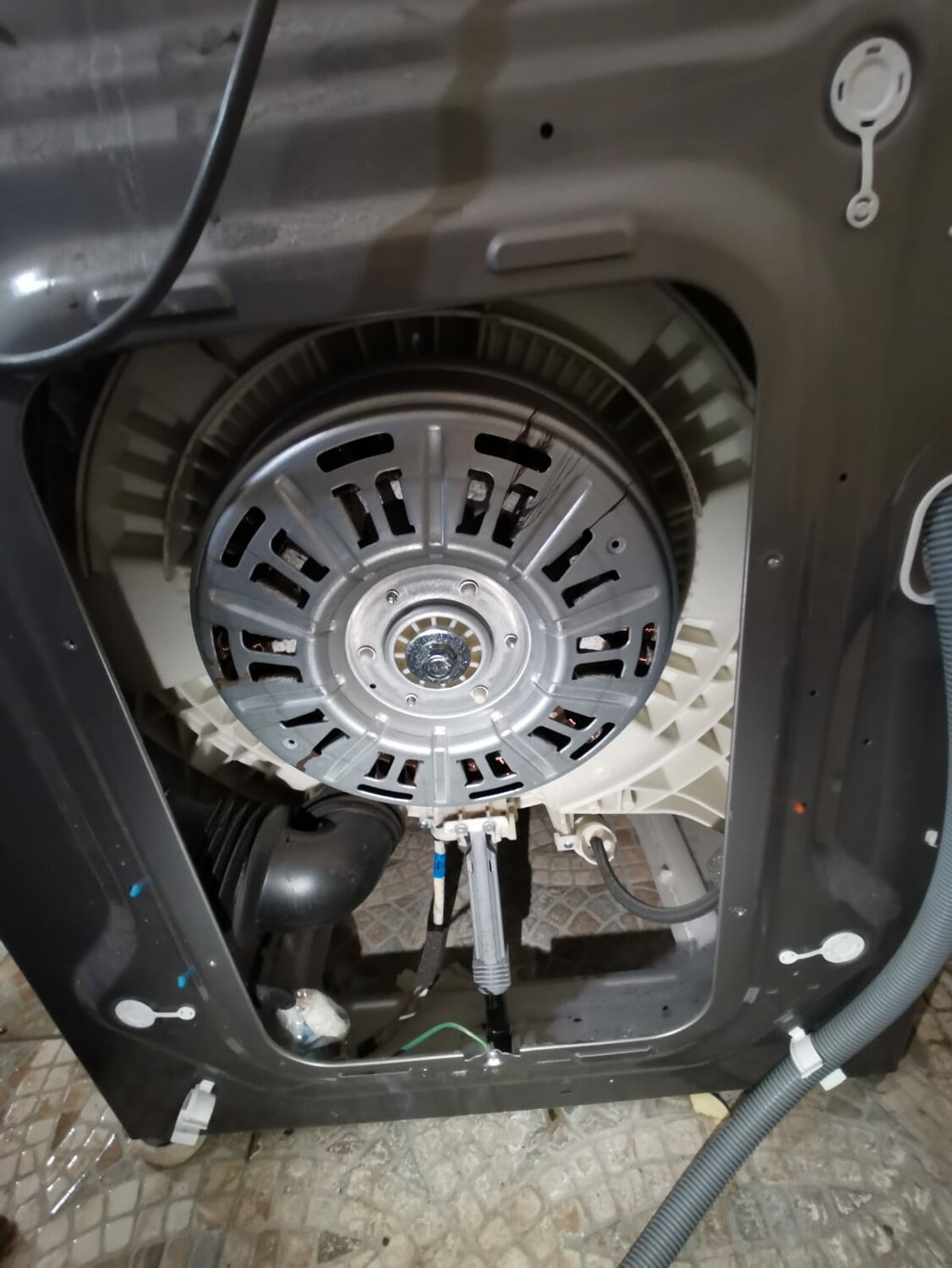 подшипник барабана стиральной машины lg direct drive, стиральная машина lg с прямым приводом, стиральная машина, lg прямой привод 4.5, стиральная машина ремонт