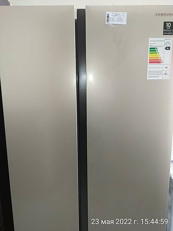 холодильник side by side ascoli acdg450we золотистый, холодильники самсунг, холодильник side by side, холодильник (side-by-side) haier hrf-521dm6ru, холодильник