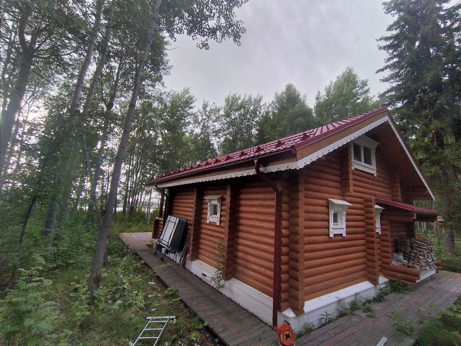 домик в карелии, загородный дом, дом бревно, дом в деревне, база охотничьих домиков