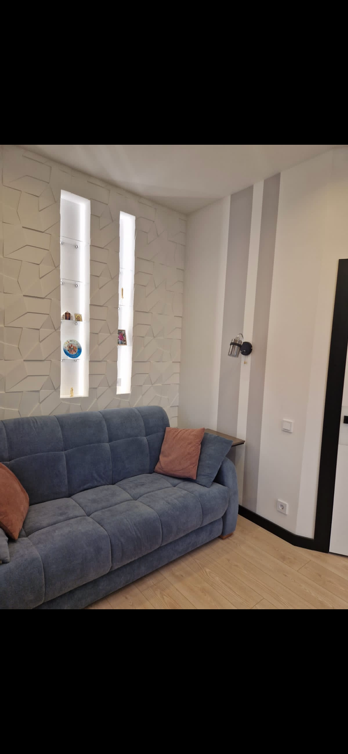 диваны, квартира, диван серый, интерьер, прямой диван