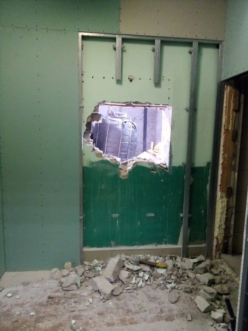фальшстена из гипсокартона, стена из гкл, фальш стена, фальш стена из гипсокартона, гипсокартон