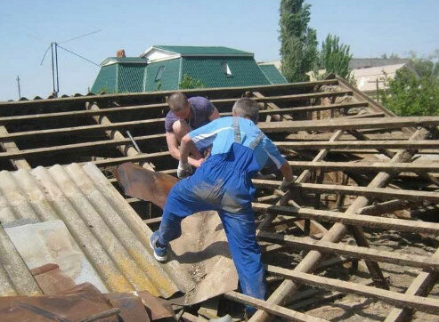 демонтаж кровли, монтаж кровли, кровельные работы, демонтаж крыши, замена кровли