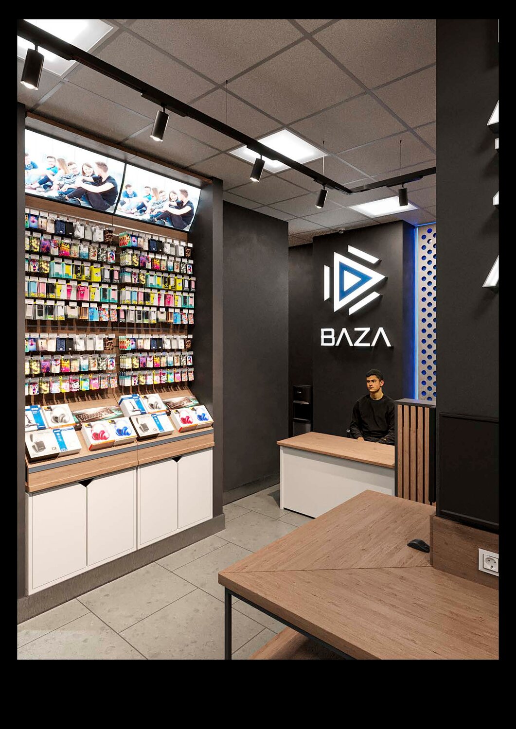 Дизайн интерьера магазина