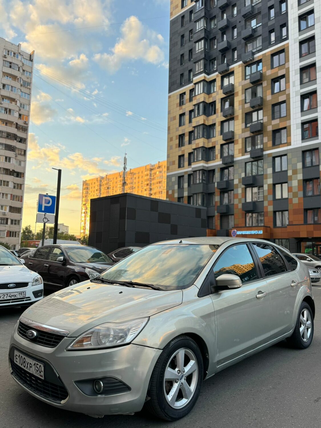 focus ford, серый форд фокус, машина ford focus, ford focus 2008, ford focus 2010