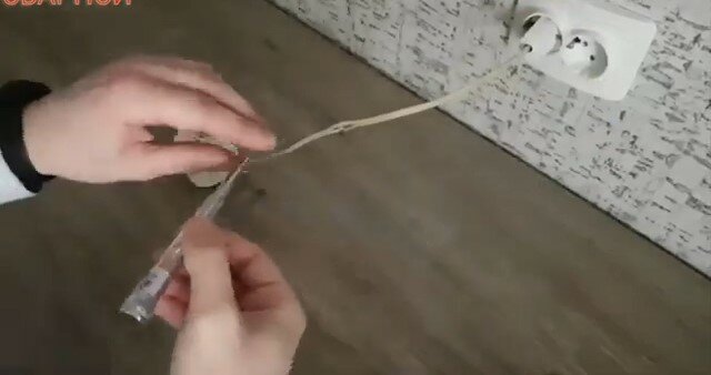 скрытая проводка, обрыв электропроводки, проводка, электропроводка, провод