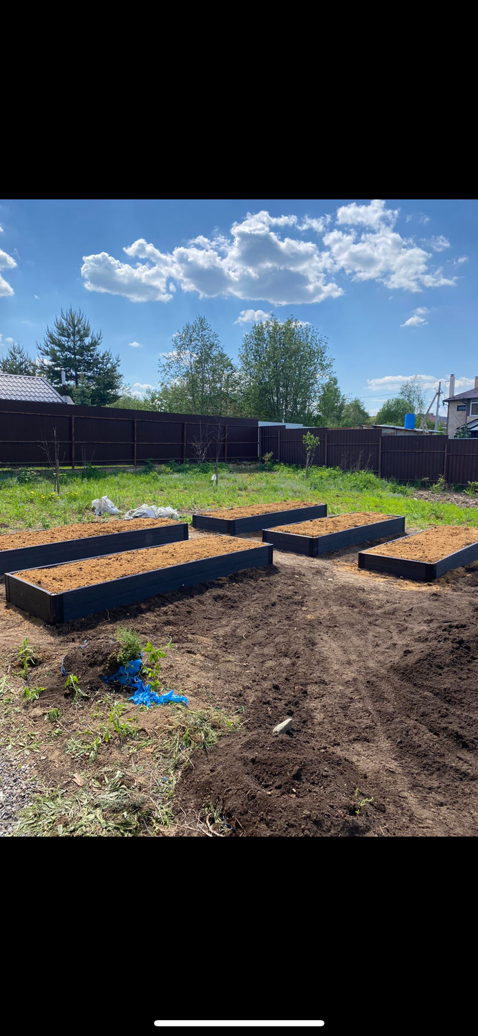 высокие грядки из дпк, грядки для огорода, дпк для грядок, готовые грядки, красивые грядки
