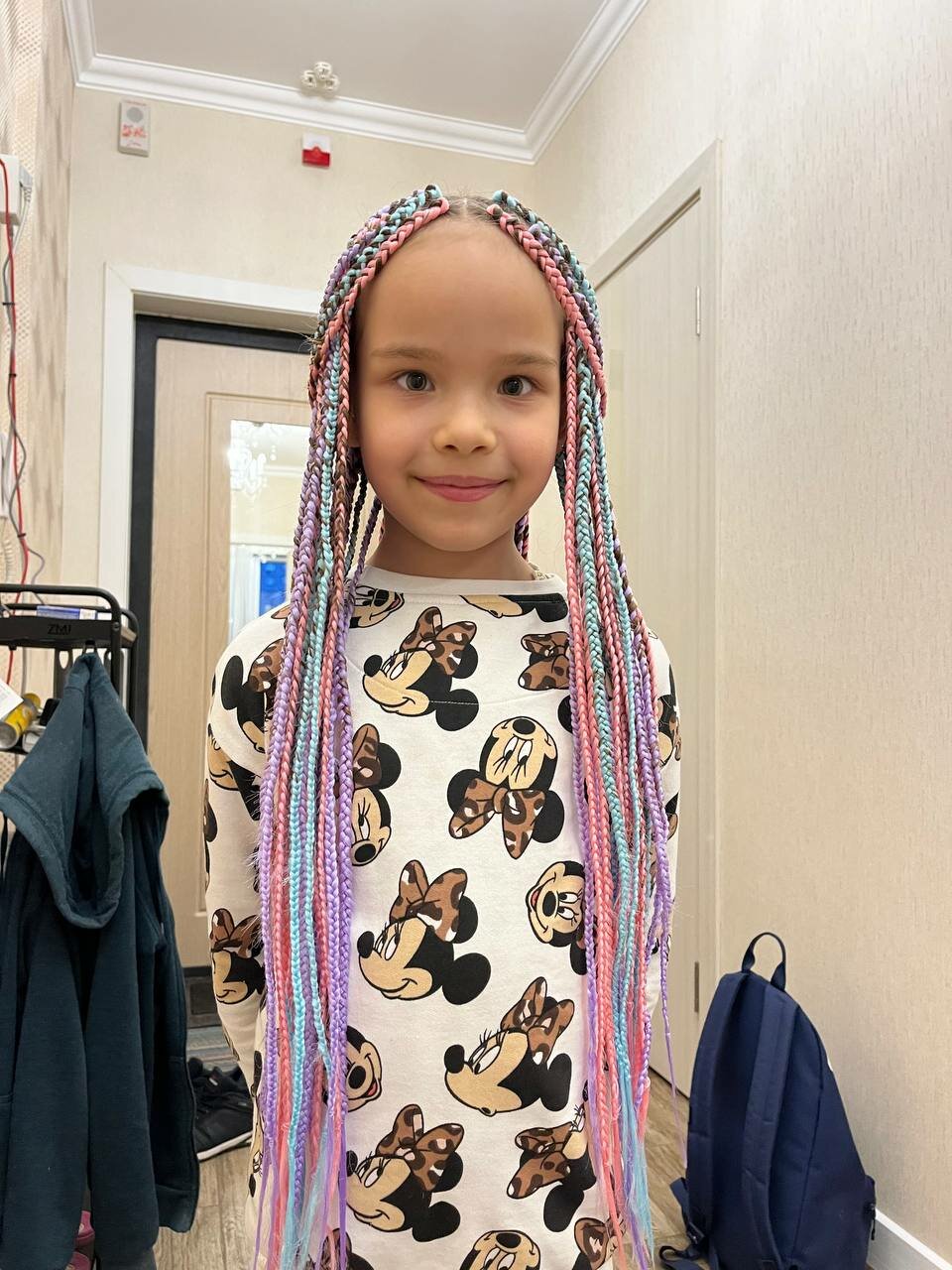 афрокосы, афрокосы детям, афрокосички, цветные косички, канекалон афрокосички
