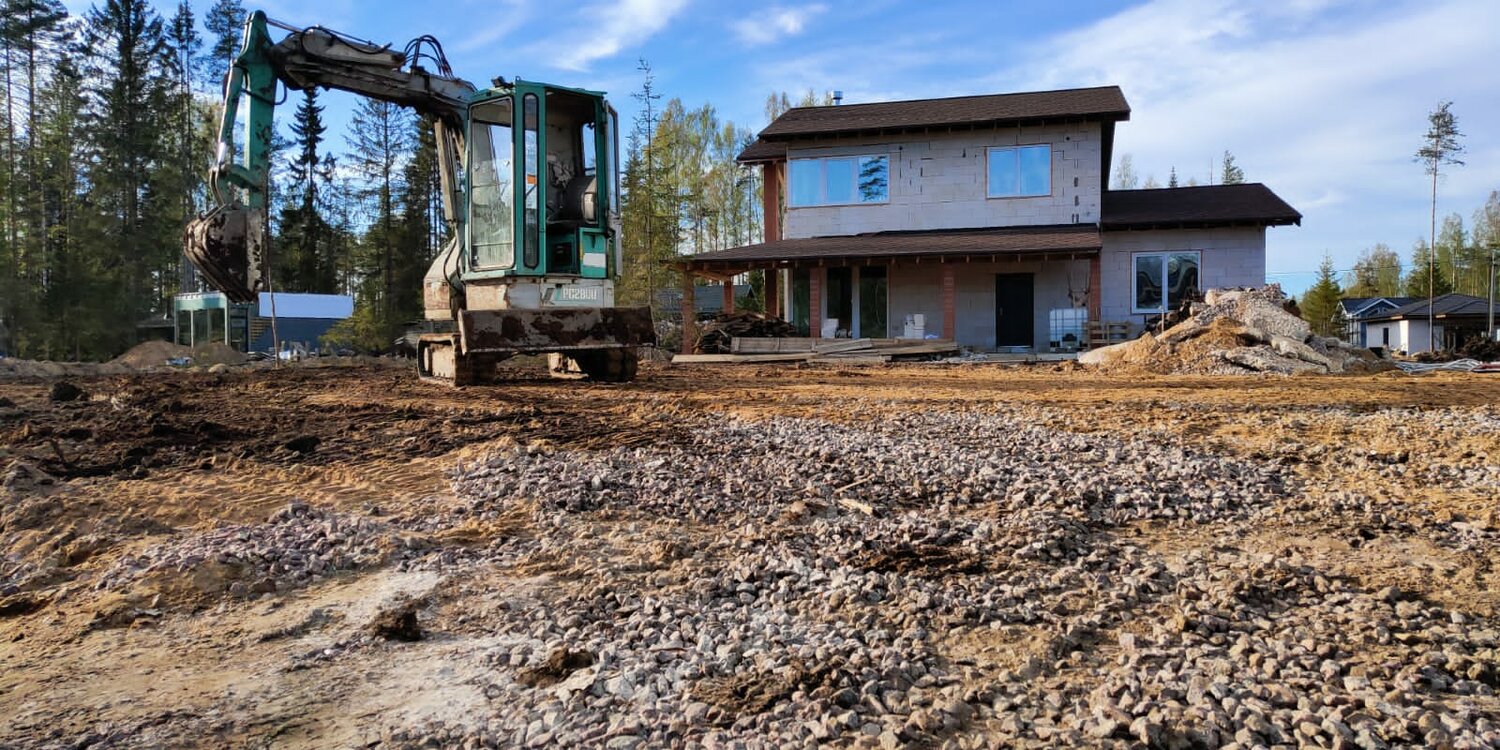 мульчер rt 130, поселок черная речка, поселок николины холмы, маленький экскаватор, байкальский тракт дорога