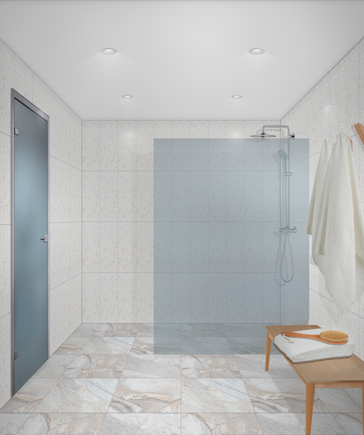 плитка лофт стайл ласселсбергер, керамическая плитка, плитка серая, ванная комната интерьер, дизайн небольшой ванной