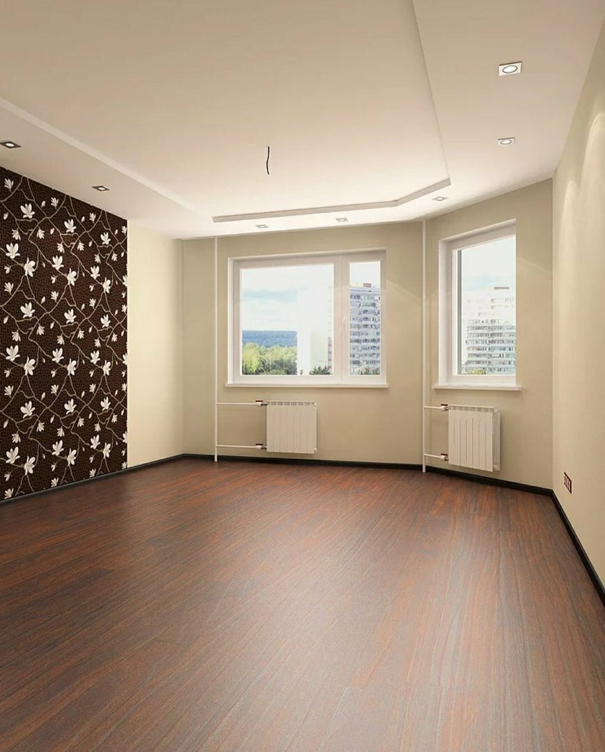 отделка квартир, комната без мебели, отделка квартир под ключ, квартира интерьер, ремонт квартир