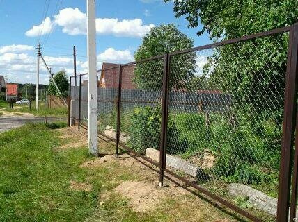 забор из сетки рабицы, сетка рабица на забор, ограждение из сетки рабицы, забор из сетки рабица, забор из рабицы