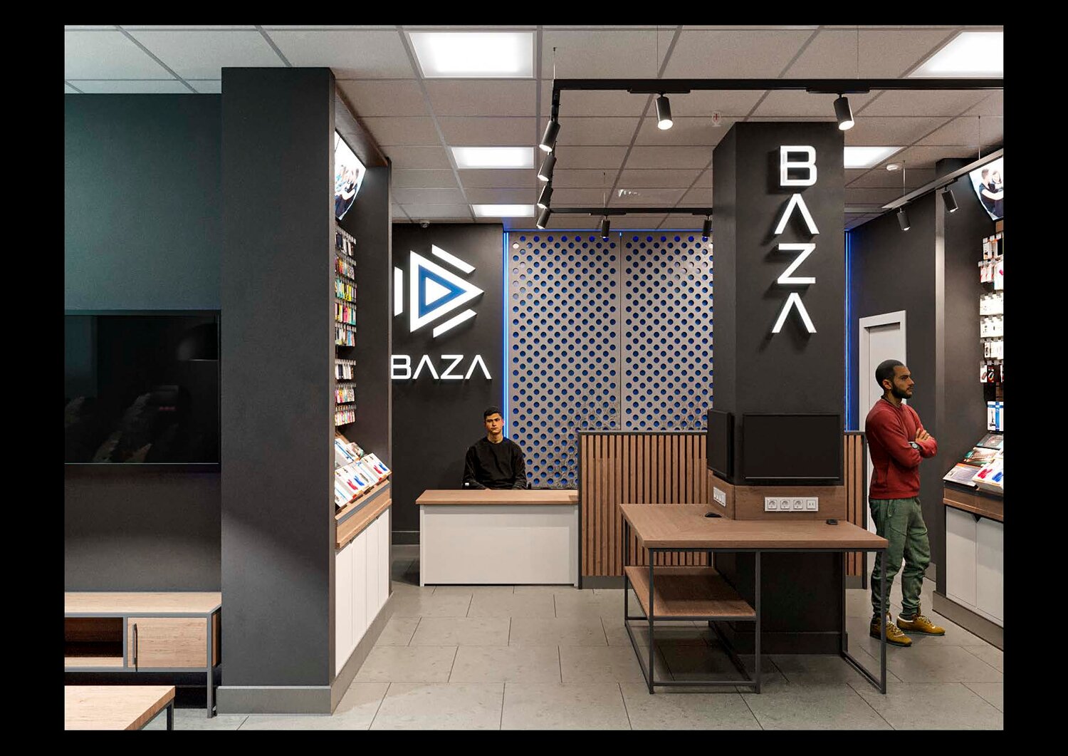 Дизайн интерьера магазина