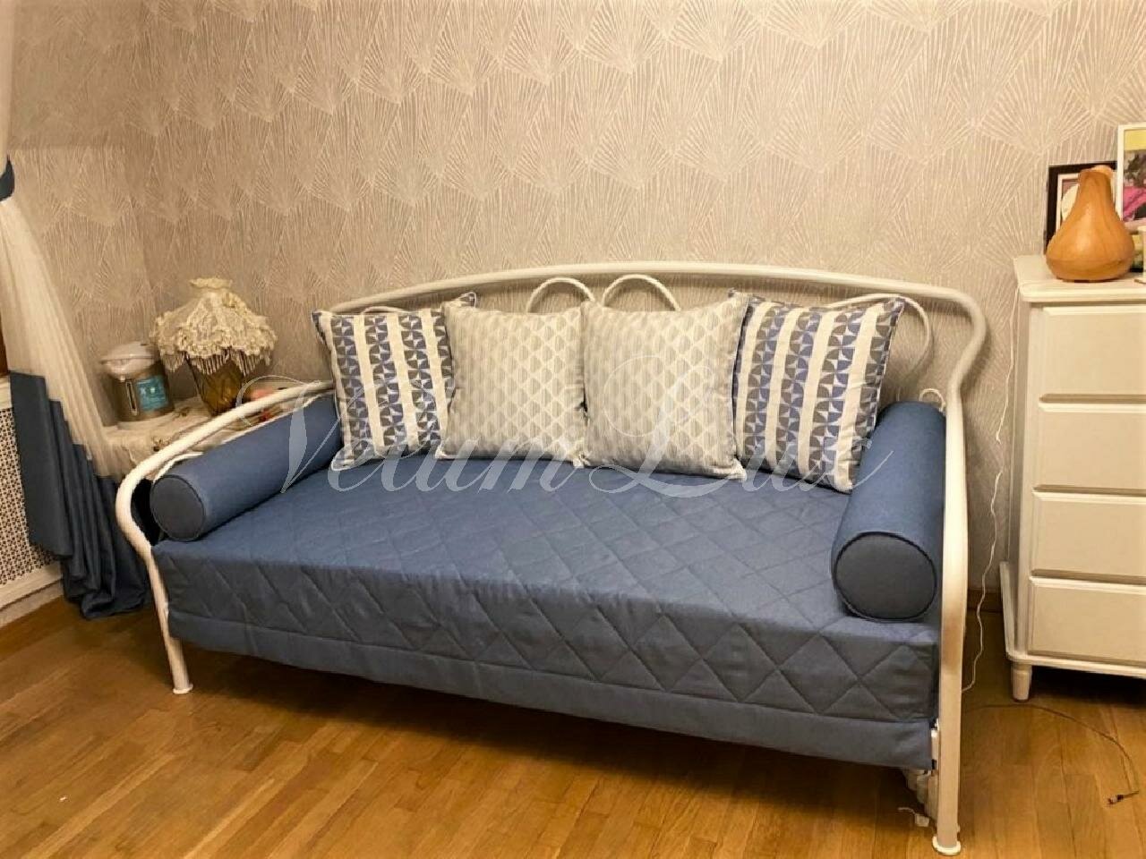 кровать-диван addison daybed, металлическая кровать, кровать кушетка, кованые диваны, кровать софа