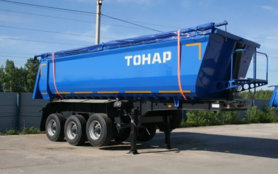 самосвальный полуприцеп тонар, тонар 9523, полуприцеп-самосвал тонар-9523, тонар 952301, полуприцеп тонар