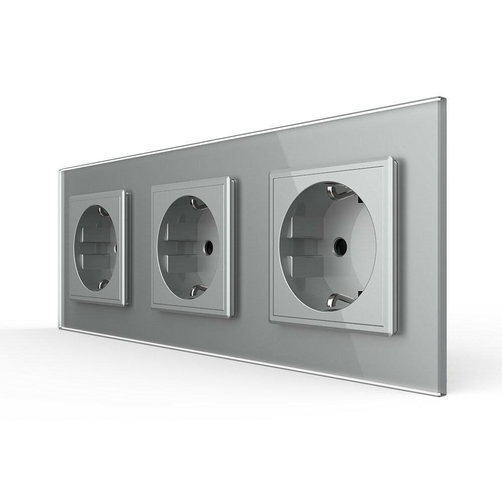 розетка электрическая livolo тройная, розетки livolo, розетка электрическая livolo пятерная, розетка электрическая livolo четверная, розетка электрическая