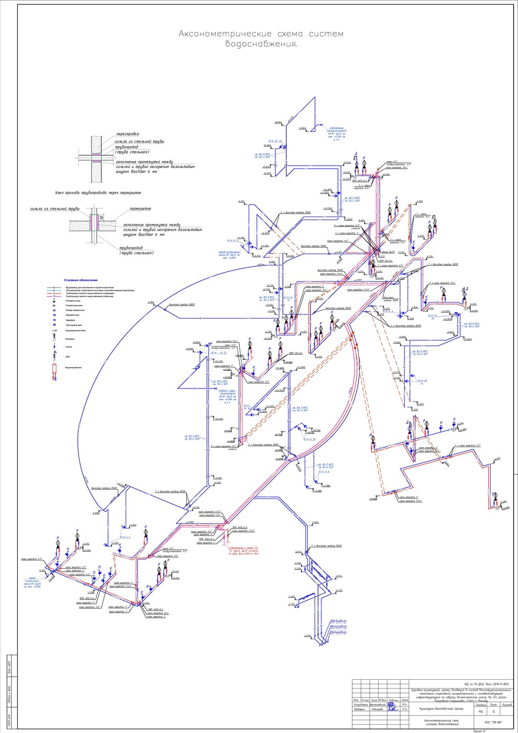 схема трубопроводов водоснабжения аксонометрия, аксонометрия горячего водоснабжения т3 т4, аксонометрические схемы водоснабжения и канализации, схема водоснабжения, раздельный противопожарный водопровод принципиальная схема
