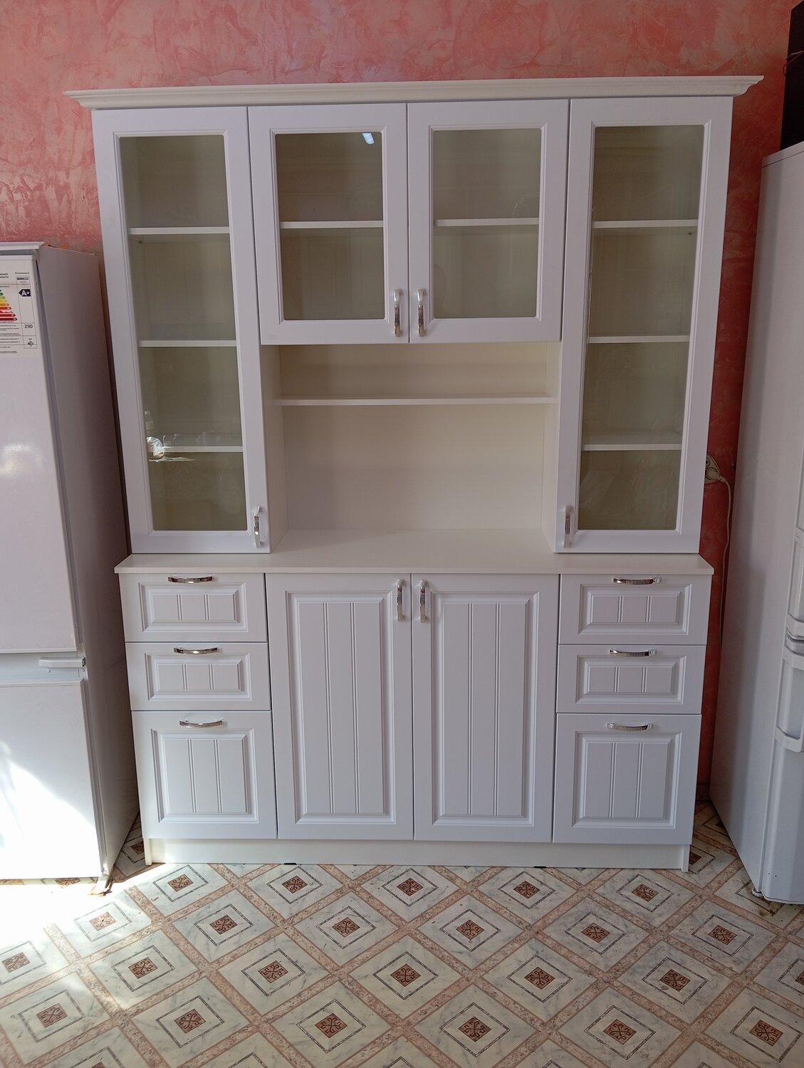 буфет прованс 016 тэкс, буфет прованс 08, буфет прованс, буфет для кухни, буфет прованс-016 клен белый