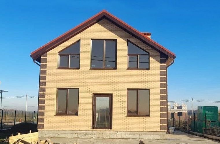 дом в, кп виктория престиж краснодар, коттедж, 2 этажные дома, частного дома