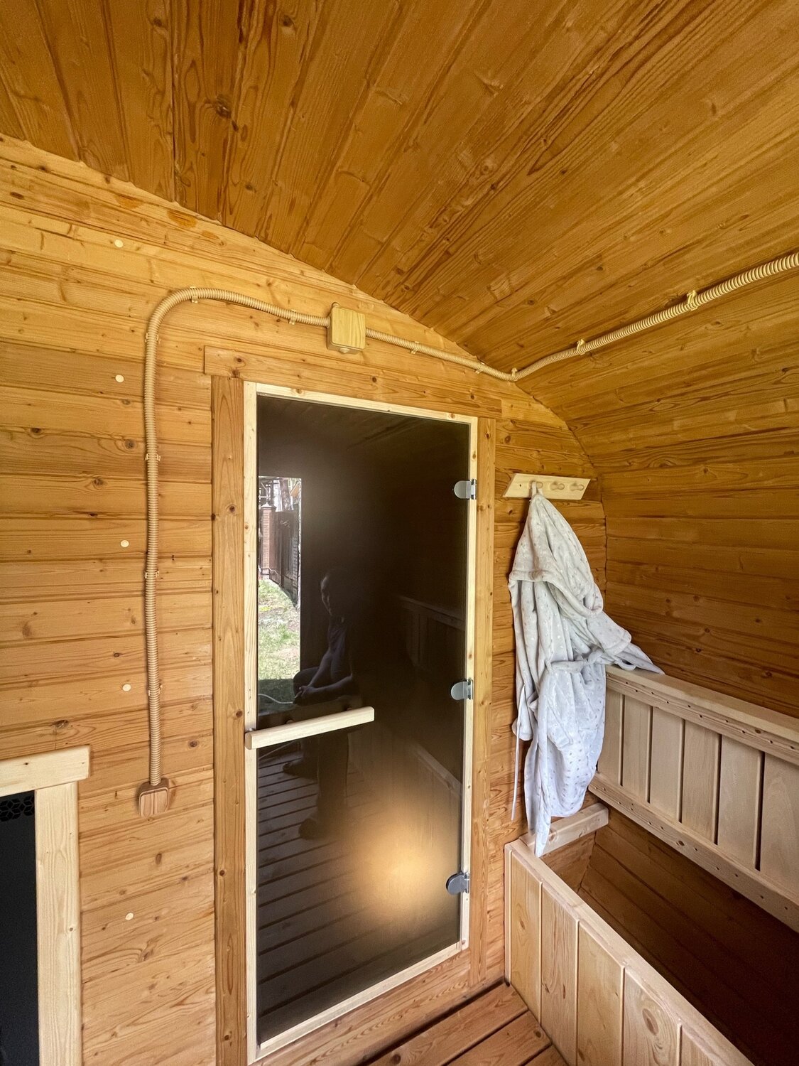 квадро баня бочка, баня бочка, баня бочка под ключ, бани бани, баня бочка квадро овал 4х5