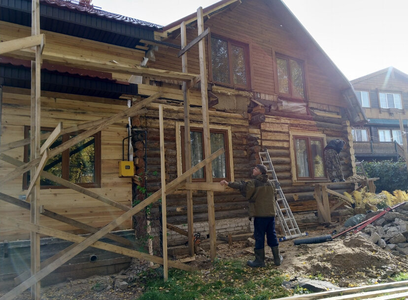 cтроительства деревянного дома, реконструкция деревянного дома, отделка старого деревянного дома снаружи, реконструкция старого дома, отделка деревянного дома снаружи